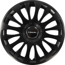 Колпаки колеса R15 гибкие,  ударопрочные TREBL (модель T-15329)_black (4шт.к-т)