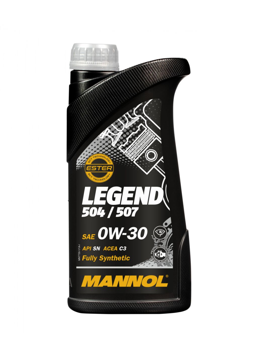 MANNOL Legend 504/507 0W30 7730 1л синтетическое моторное масло
