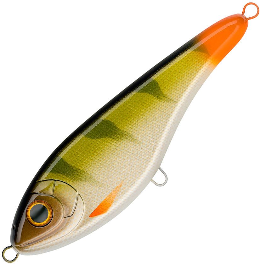 Воблер Джеркбейт Strike Pro Buster Jerk Sinking,  150 мм,  75 гр,  Загл. 0, 5м.-4, 0м.,  Тонущий,  цвет: C076 Natural Perch,  (EG-048#C076F)