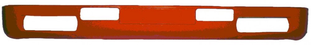 панель фар (спойлер) камаз-6520 оранжевый 6520.8417015