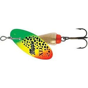 Блесна вращающаяся Mepps XD TRI FLUO,  0,  G/Tiger