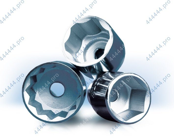 головка торцовая 1/2" 6-гранная 27мм низ 11316