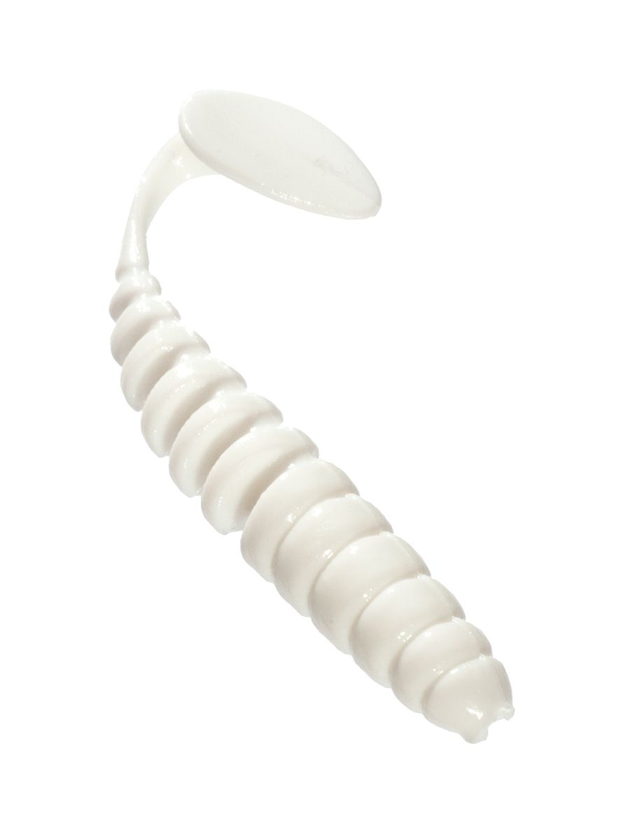 Приманка ZUB-SHAD 60мм(2, 3") -7шт,  (цвет 801) белый