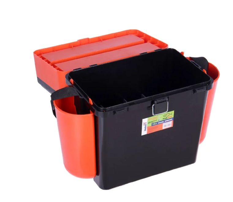 Ящик зимний "FishBox" (19л) оранжевый Helios