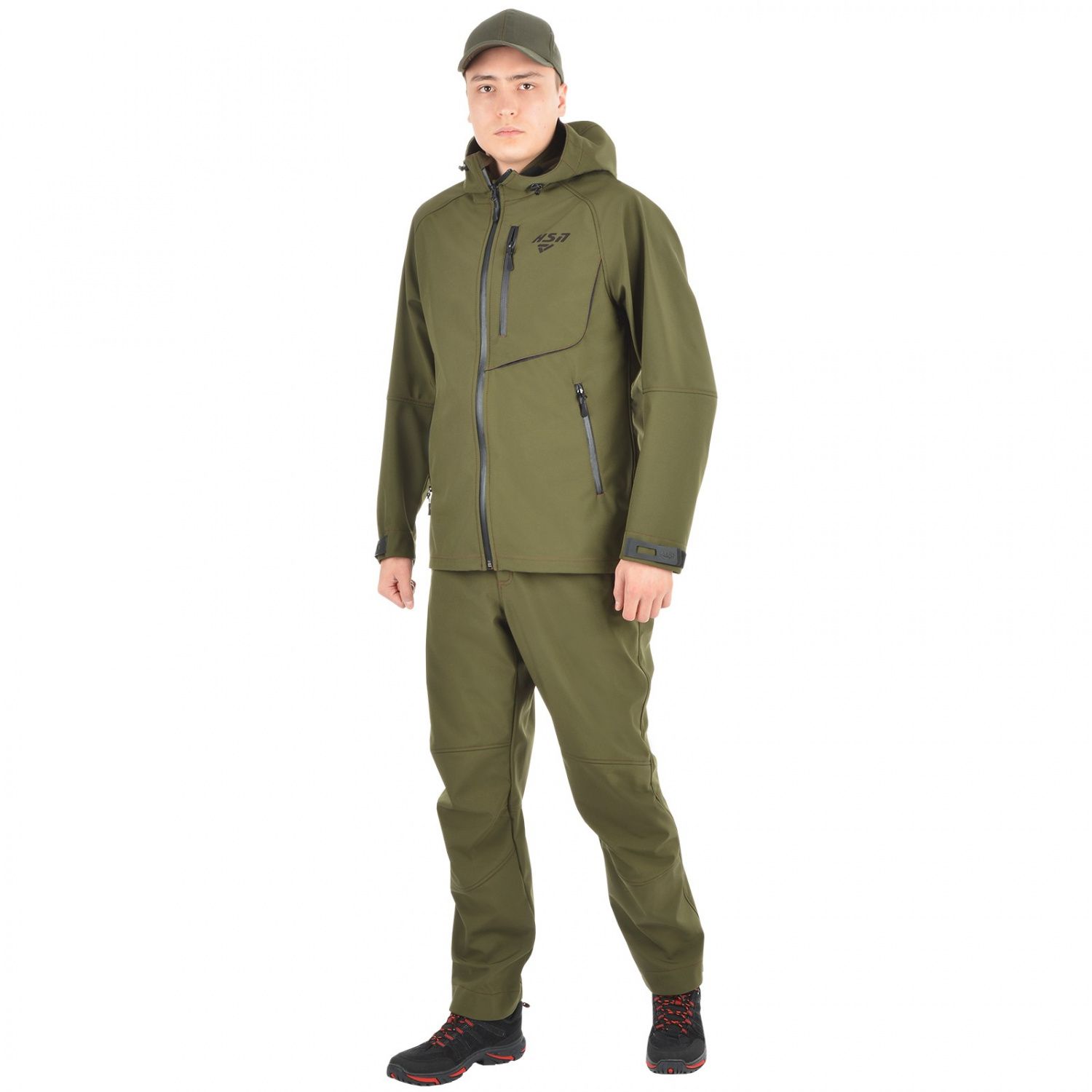 Костюм мужской "Orlan",  softshell,  хаки (60-62/182) м