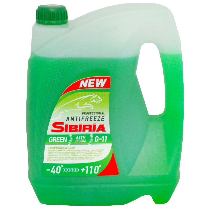 Антифриз SIBIRIA -40 G-11 5кг зелёный
