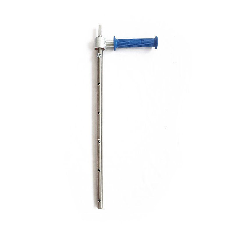 Адаптер удлиненный "ЯМАН" под шуруповерт,  d-19 мм,  для ледобуров Торнадо,  нерж.