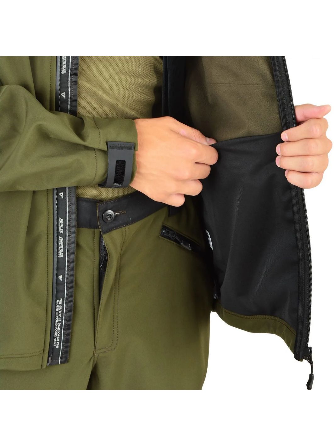 Костюм мужской "Сапсан I",  softshell,  хаки (46-48/170) м