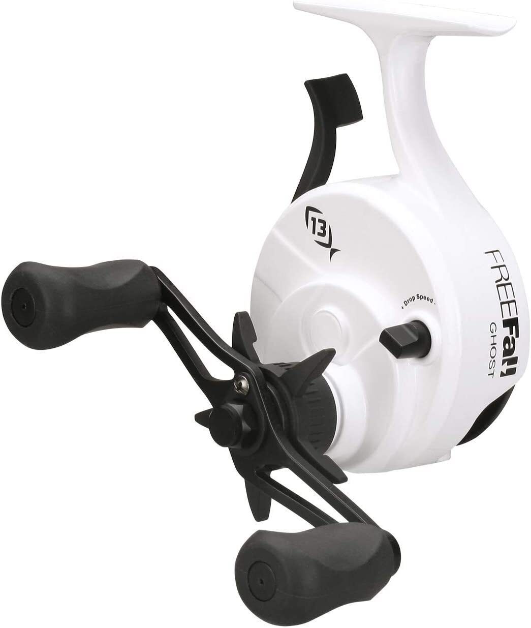 Катушка 13 Fishing Black Betty FreeFall Ghost Ice Reel - 2.5:1 Gear Ratio w/ NEW Line Window- Left Hand