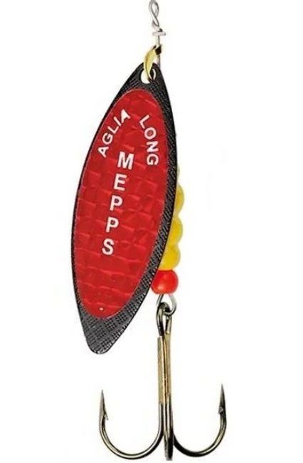 Блесна вращающаяся Mepps "Aglia Long REDBO 1,  Black