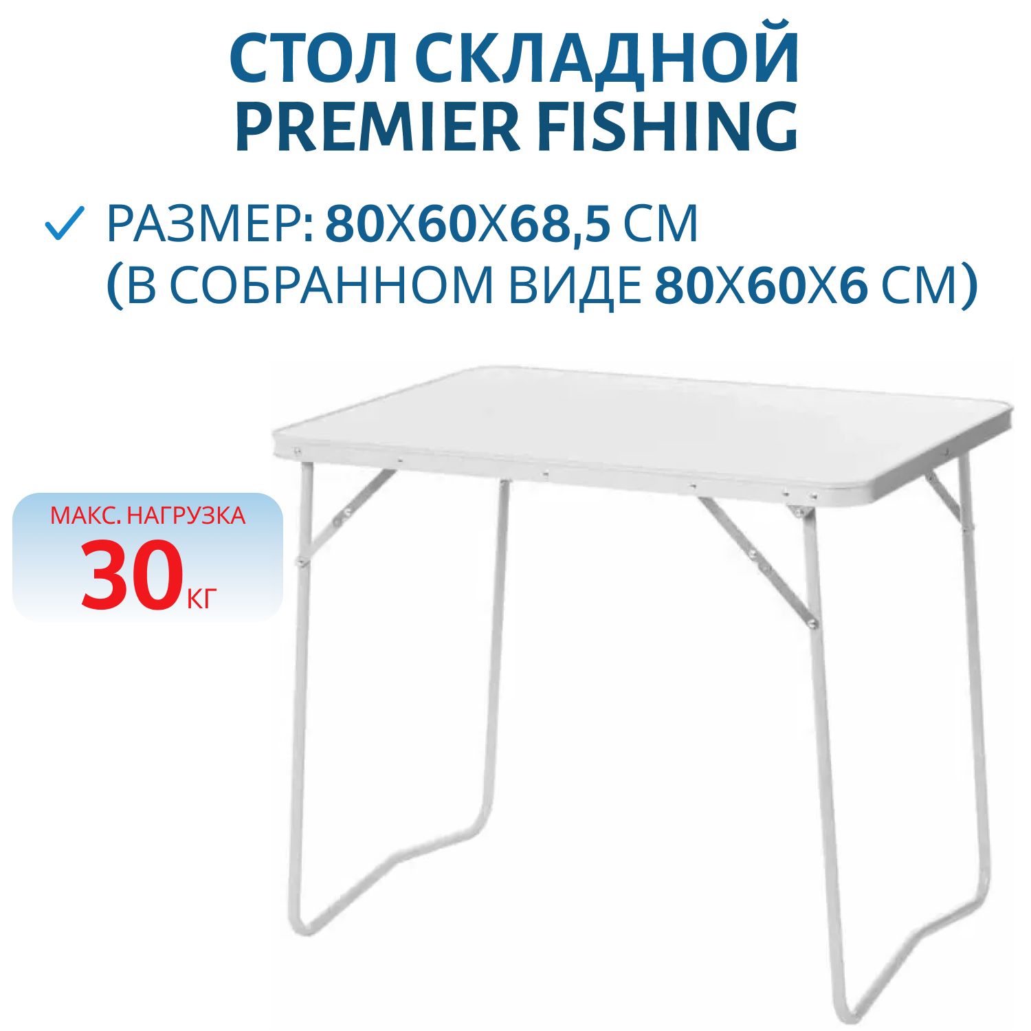 Стол складной 60x80 без чехла Premier fishing