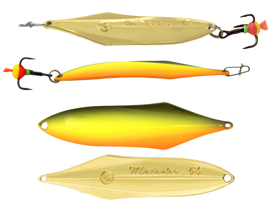 Блесна вертикальная ECOPRO "Matador" 65мм,  9г,  FRG