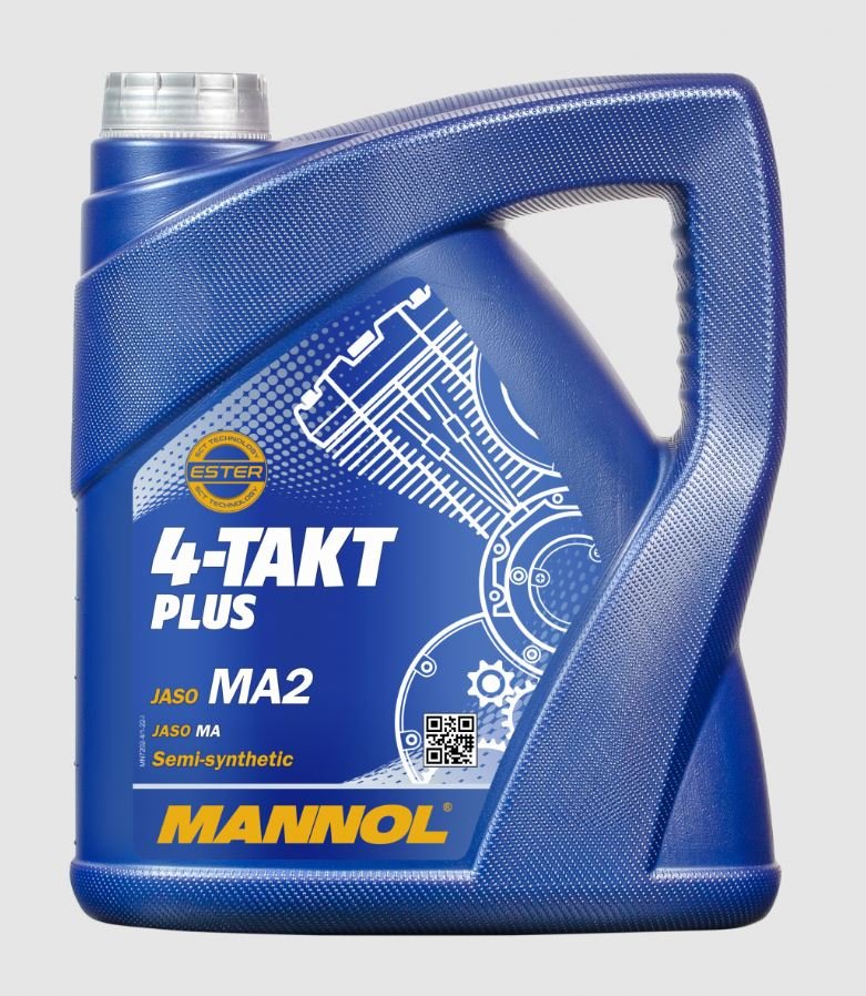 MANNOL 4-Takt Plus 10W40 7202 4л полусинтетическое моторное масло