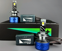 Светодиодная лампа HB4 Ledison Compact (№10) (12-24V,  120w,  12000Lm,  5000K,  Canbus) (2шт.к-т)
