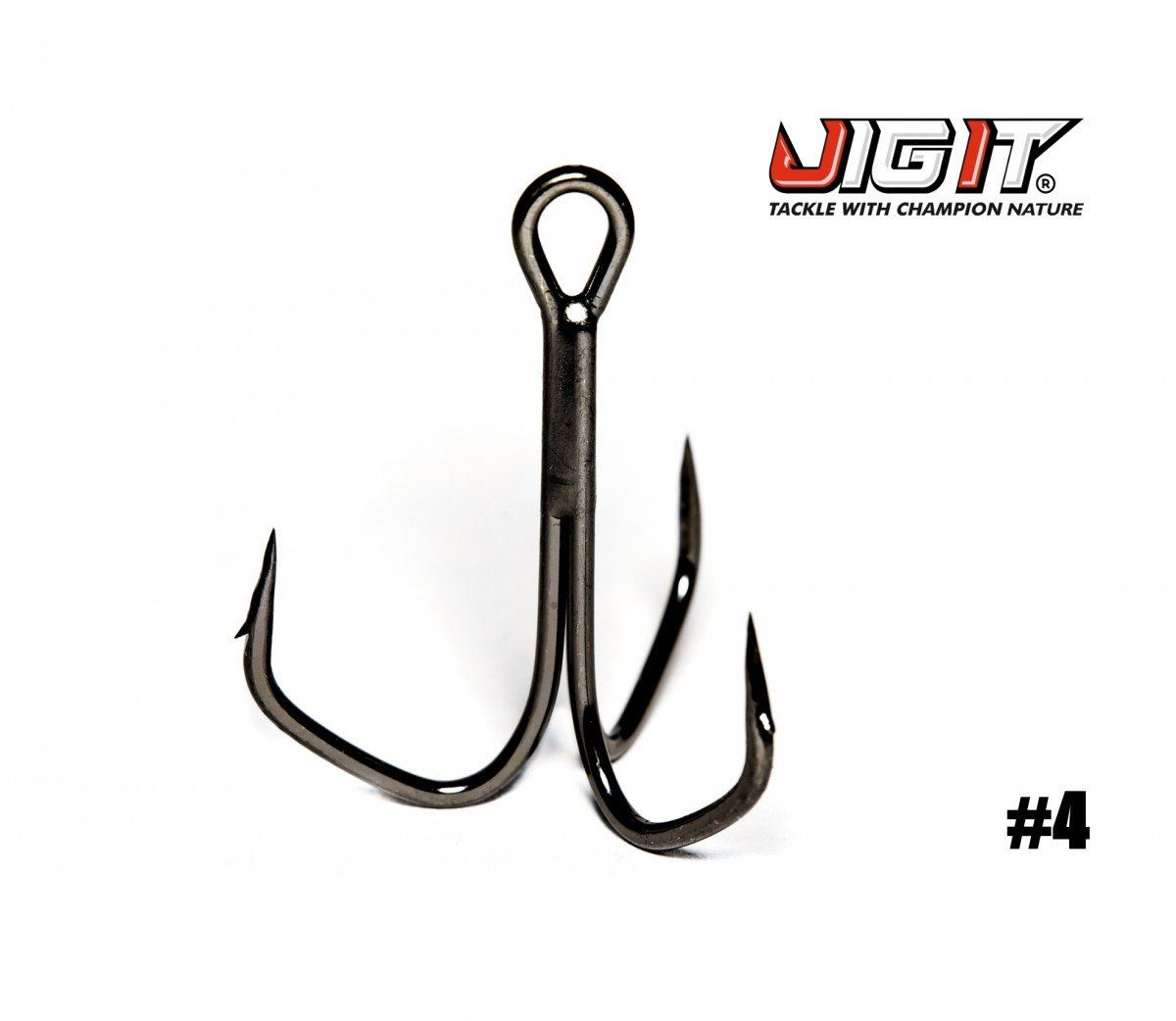 Тройник JIG IT Outbarb Treble Hooks,  6 шт/уп. №2