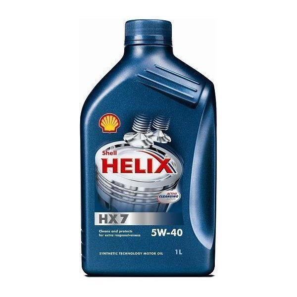 SHELL HELIX HX7 5w40 1L полусинтетическое моторное масло