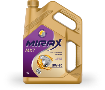 MIRAX MX7 5w30 SL/CF 4л синтетическое моторное масло