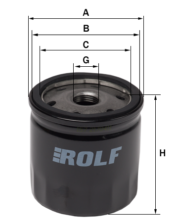 фильтр масляный rolf ofr-2091 ford (w7008)