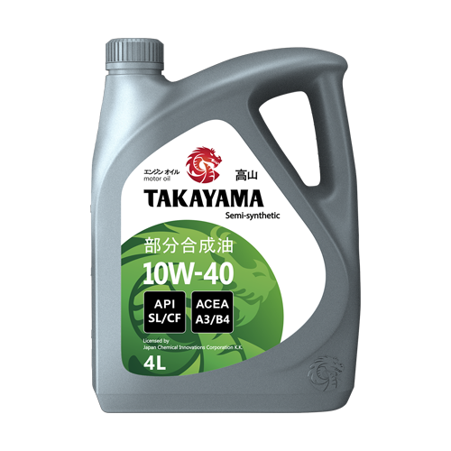 TAKAYAMA PL 10W40 API SN/СF A3/B4 4L полусинтетическое моторное масло