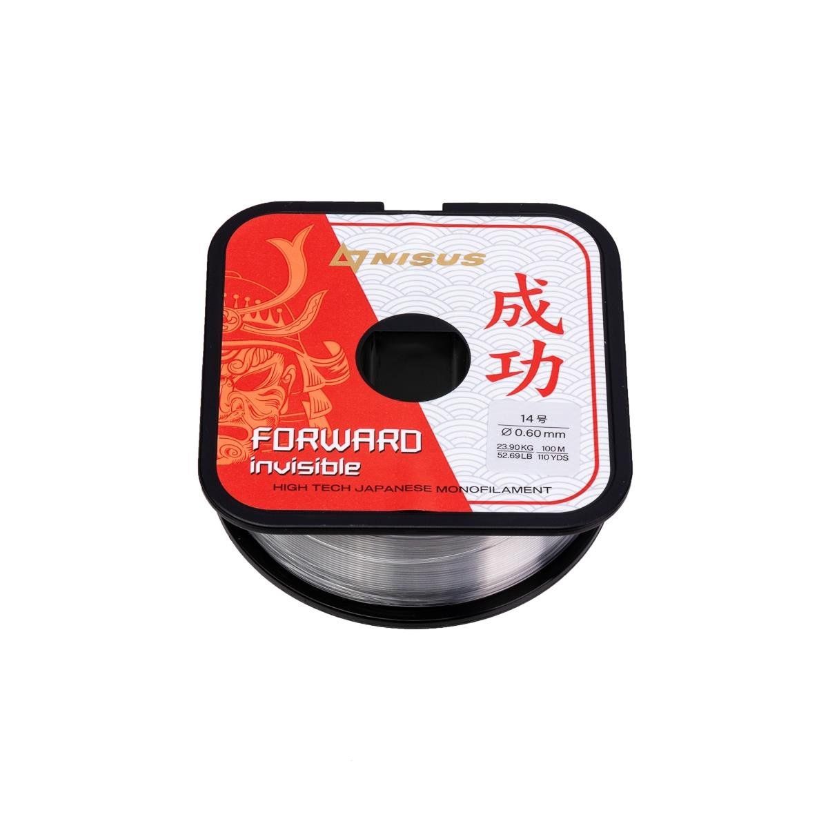 Леска FORWARD Invisible 0,203mm/300m Nylon Transparent Nisus 