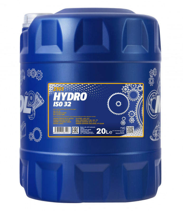 MANNOL Hydro ISO 32 (HLP-32) 2101 20л гидравлическое масло