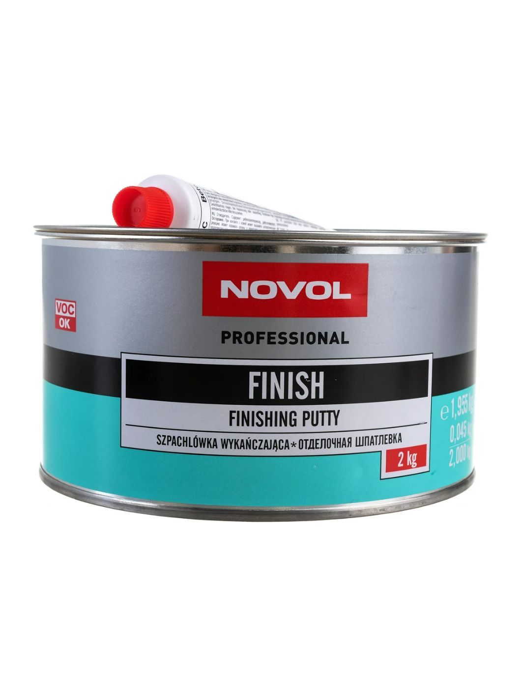 Шпатлевка NOVOL 1125 FINISH 2кг отделочная