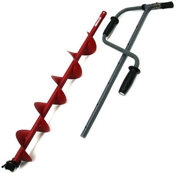 Ледобур BURAN 150R правое вращение, цельнотянутый шнек Тонар