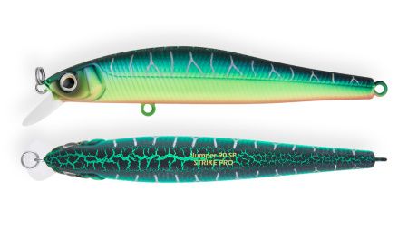 Воблер Минноу Strike Pro Jumper 70SP,  70 мм,  5, 2 гр,  Загл. 0, 5м.,  Нейтральный,  цвет: A223S-RP Pearl Mat Tiger,  (EG-192A-SP#A223FS-RP)