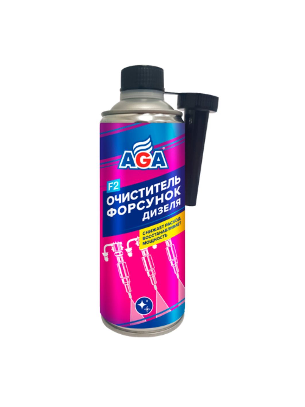Очиститель форсунок дизеля F2 AGA 335мл. флакон