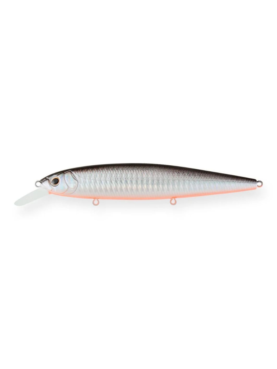 Воблер Минноу Strike Pro Bold 130SP,  130 мм,  24, 5 гр,  Загл. 1, 3м.-1, 8м.,  Нейтральный,  цвет: A70-713 Black Silver OB,  (EG-191-SP#A70-713)