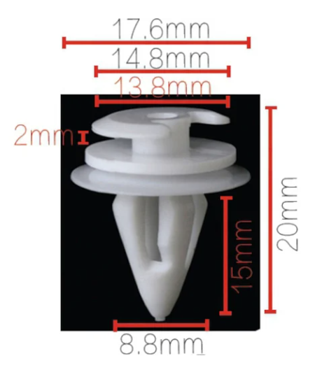 Клипса //38052340/ крепления обивки двери BMW (51411973500)