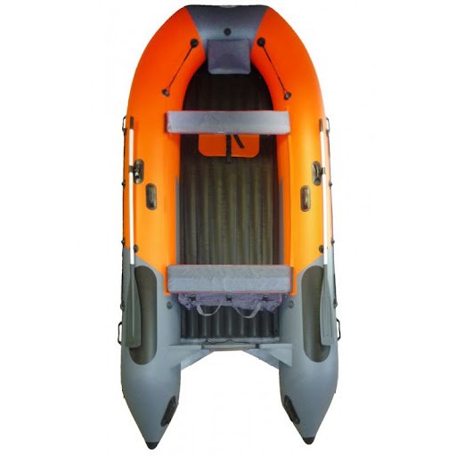 Лодка надувная "Навигатор 380 НДНД Light" оранжево-черная