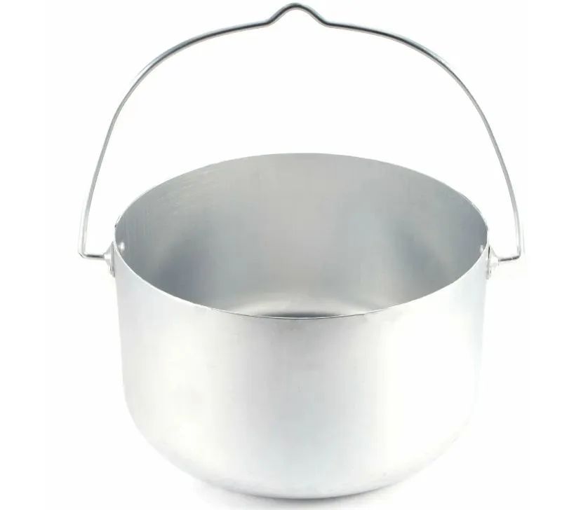 Котелок костровой "СЛЕДОПЫТ",  3 л цилиндрический,  алюм.