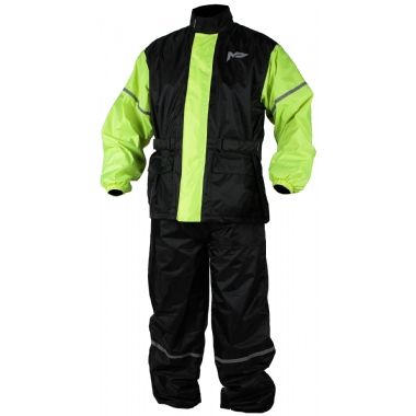 Дождевик MOTEQ WET DOG  раздельный куртка+брюки черно-желтый 3XL