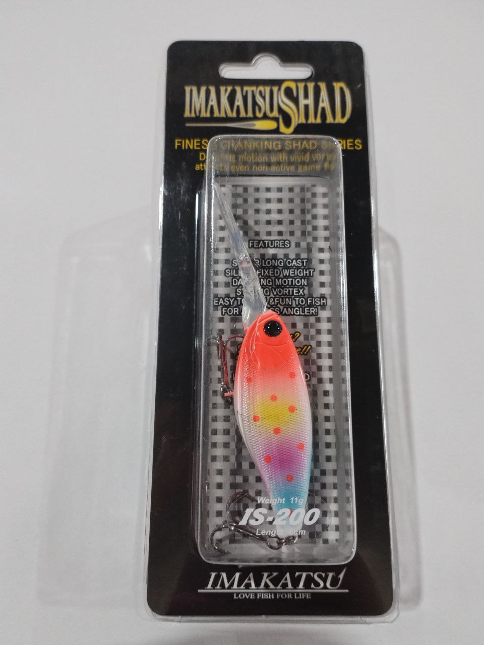 Воблер IMAKATSU SHAD 200 C2187