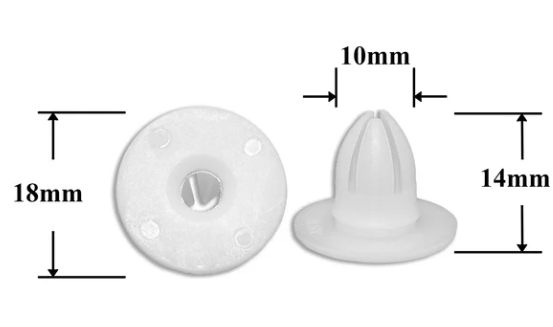 Клипса //80269/ крепления молдинга (№269) Mercedes (19882981)