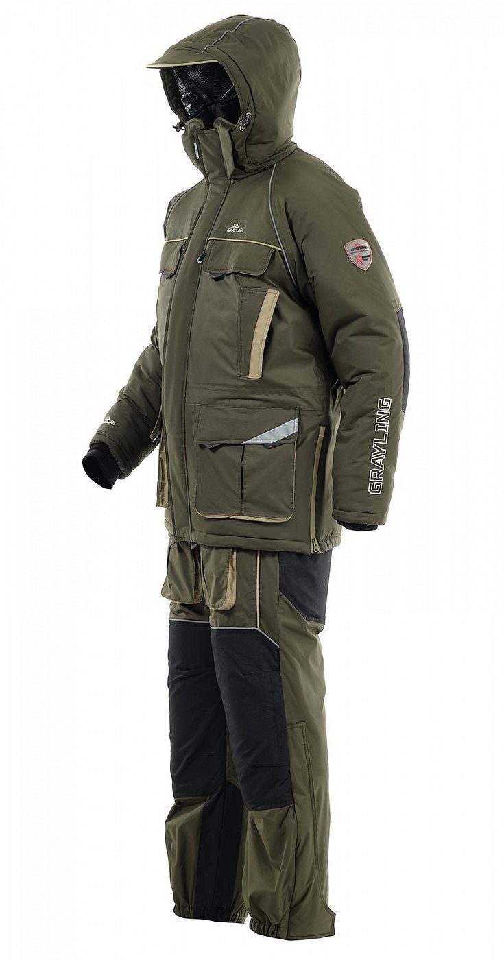 костюм «камчатка 2020» (таслан, хаки) grayling (р-р 48-50 рост 170-176)