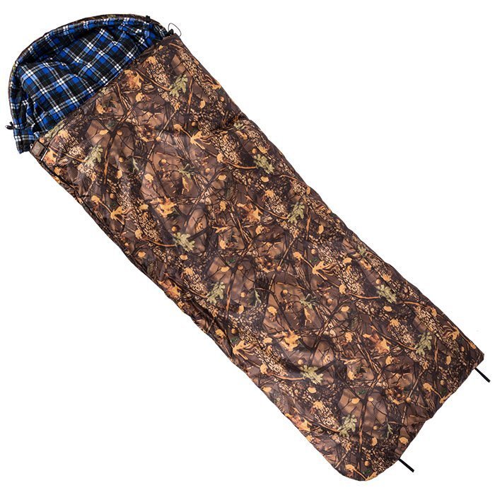 Спальный мешок "Зима" с капюшоном (одеяло 0,8-1,8м)