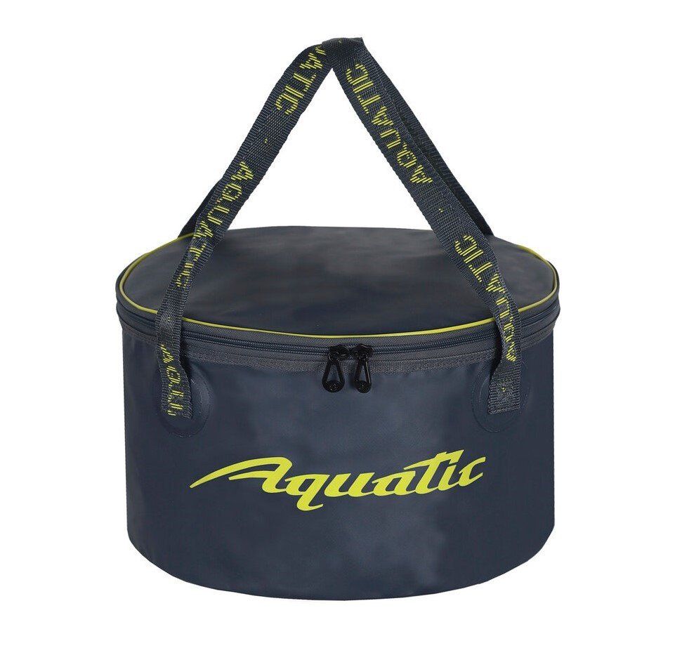 Герметичное ведро AQUATIC В-16С для замешивания корма с крышкой 20л (цвет: синий)