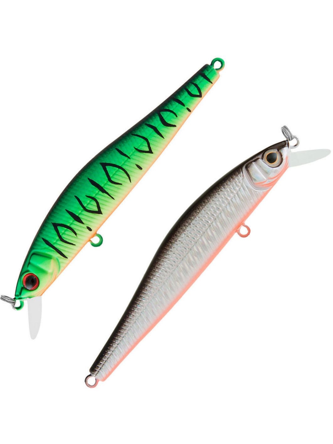 Воблер Минноу Strike Pro Jumper 70SP,  70 мм,  5, 2 гр,  Загл. 0, 5м.,  Нейтральный,  цвет: GC01S/A70-713 Double Black Silver OB/Mat Tiger,  (EG-192A-SP#GC01FS/A70-713)