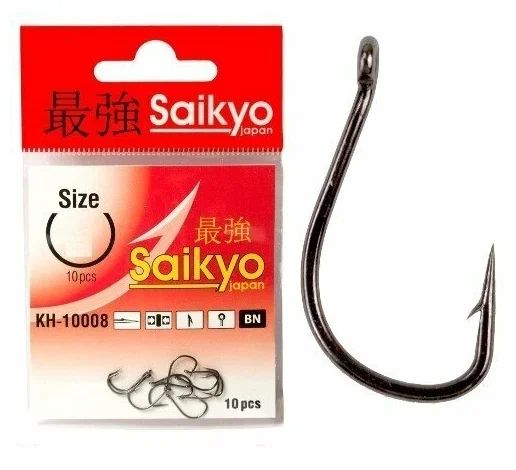 Крючки Saikyo KH-10008 idumezina BN №10 /уп.10шт/
