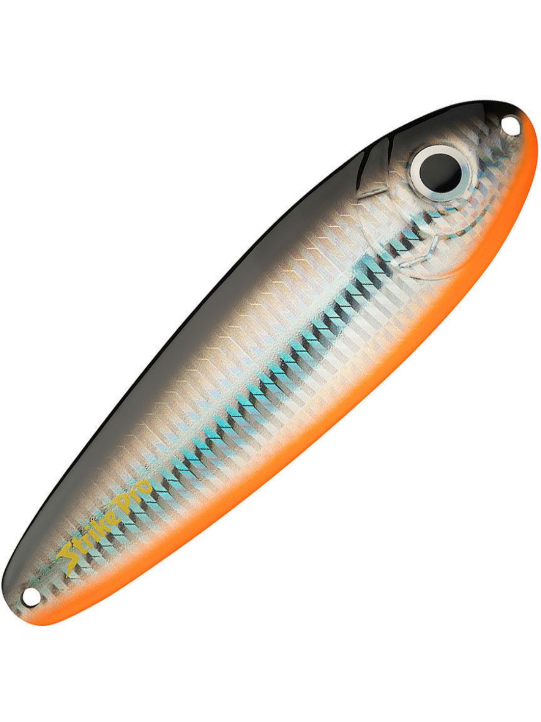 Блесна колеблющаяся Strike Pro BUSTER SPOON 140,  140 мм,  45 гр,  Тройник,  цвет: A70-713 Black Silver OB,  (ST-017#A70-713/CP)