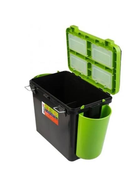 Ящик зимний "FishBox" односекционный (19л) зеленый Helios