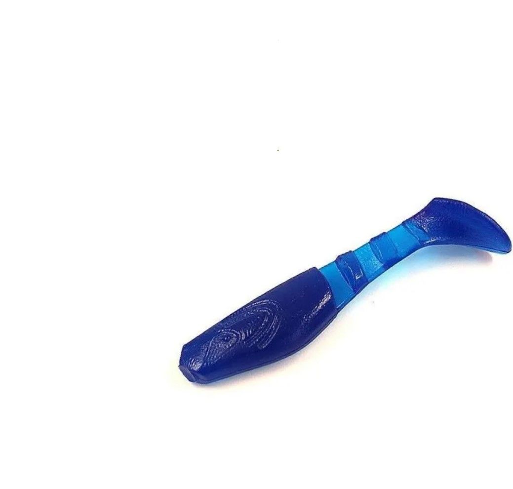Приманка силиконовая Knee (Колено) 80 мм ("3, 2) 4 штуки в упак. Цвет №013 - синий R