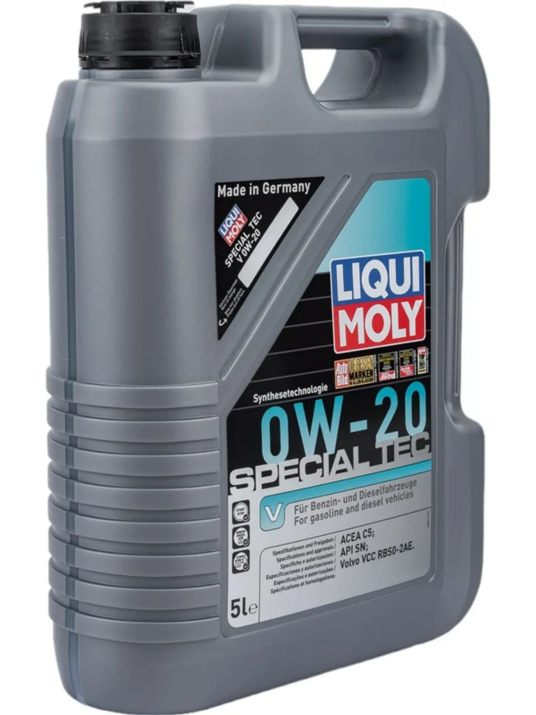 LIQUI MOLY "Special Tec V" 0W20 5L синтетическое моторное масло 20632