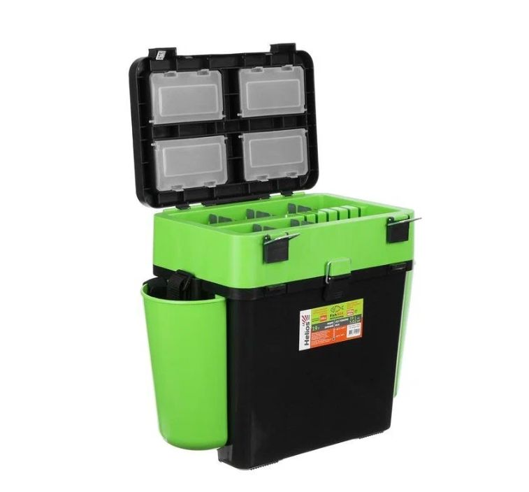 Ящик зимний "FishBox" (19л) зеленый Helios