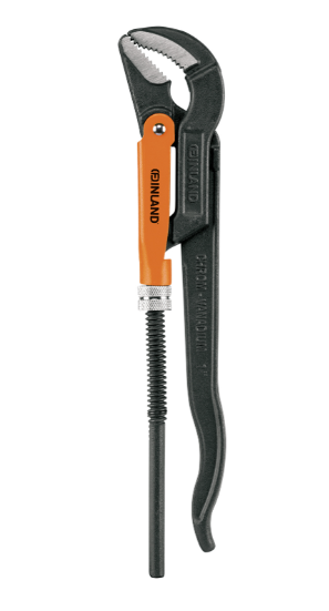 Ключ трубный рычажный тип 45 (1",  до 40мм,  L=320мм) FINLAND (2032)