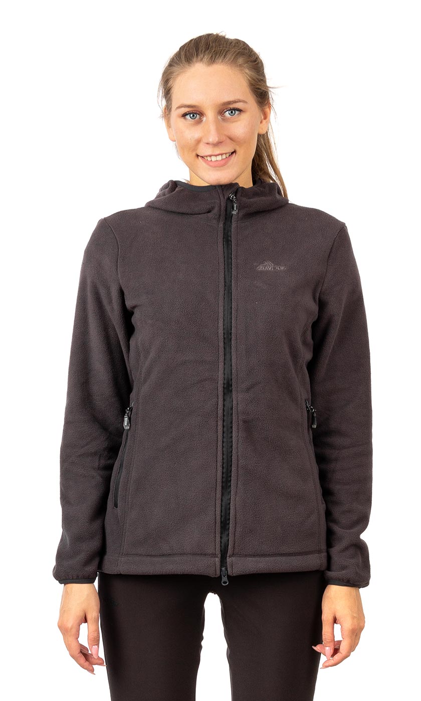 Толстовка женская Tundra (Тундра) (флис,  графит) (р-р 52-54 рост 170-176) м