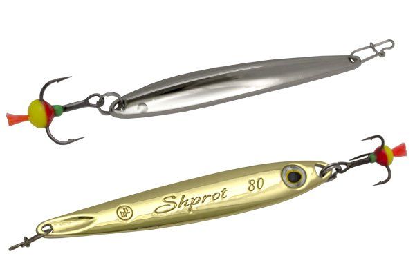 Блесна вертикальная ECOPRO Shprot,  80мм,  15г,  S/G