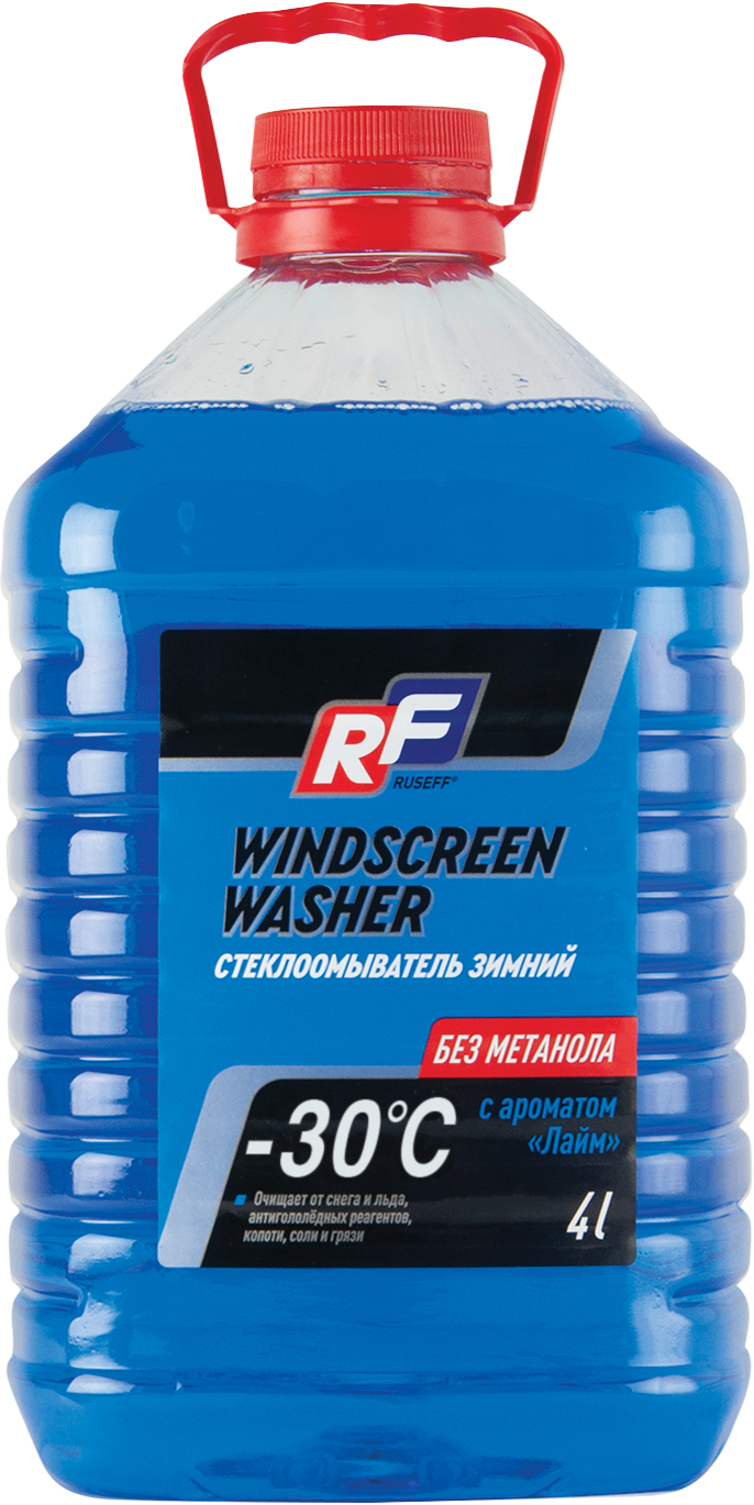 Очиститель стекла Ruseff -30*C 4л канистра